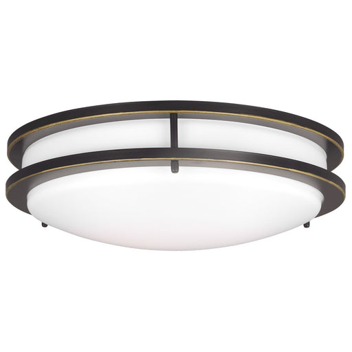 Mahone 14.5" Flush Mount in Antique Bronze