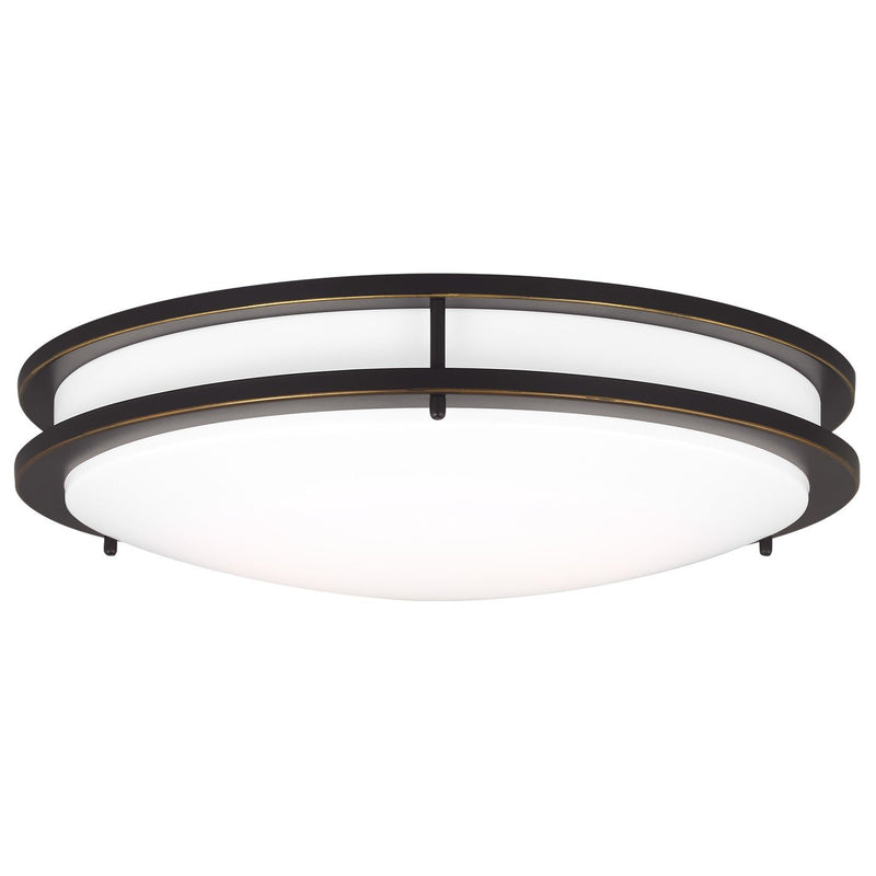 Mahone 17.75" Flush Mount in Antique Bronze