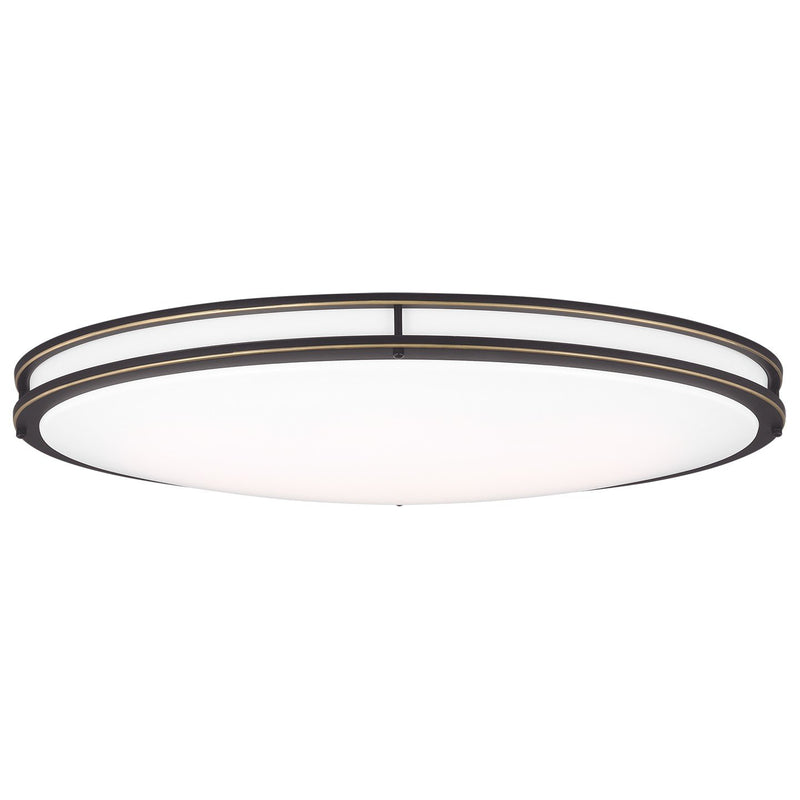 Mahone 32" Flush Mount in Antique Bronze