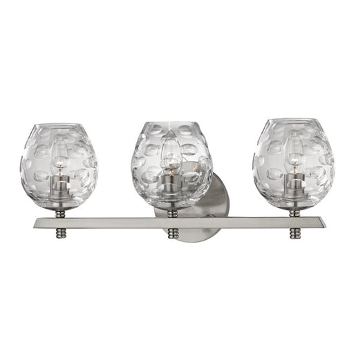 Burns 3-Light Bath Vanity Light in Satin Nickel