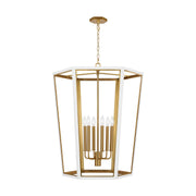 Curt 6-Light Large Lantern Pendant in Matte White