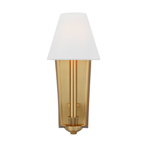 Paisley Tall Wall Sconce in Burnished Brass