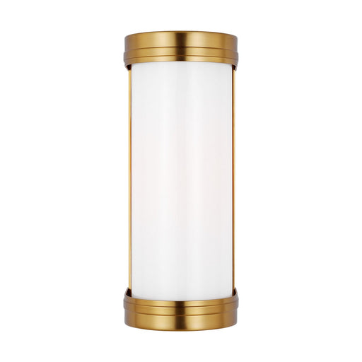 Ifran Small Bath Sconce in Burnished Brass