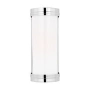 Ifran Small Bath Sconce in Polished Nickel
