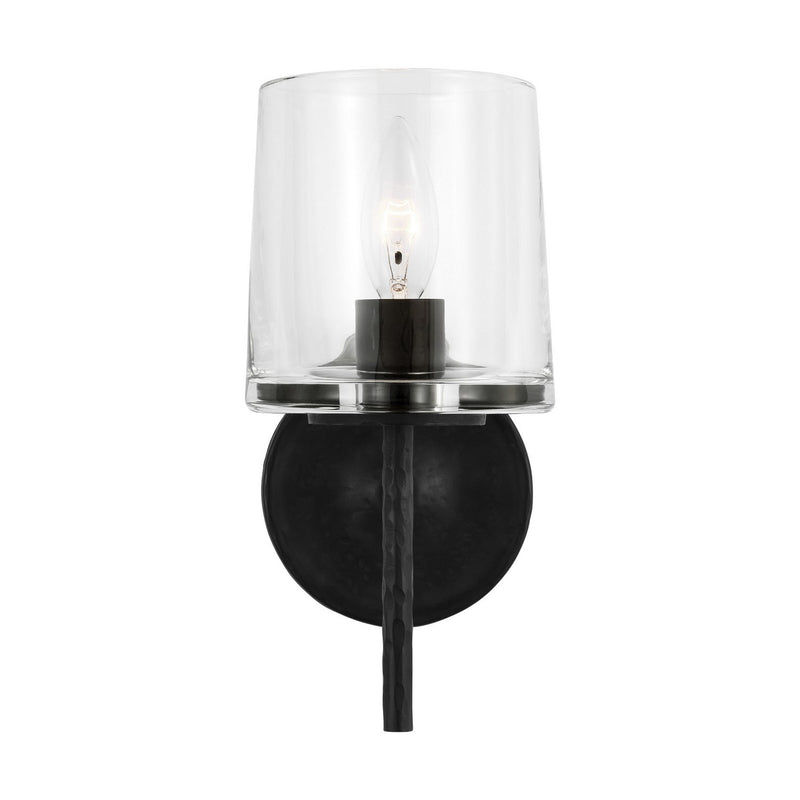 Marietta Bath Sconce in Aged Iron