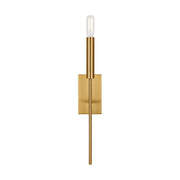 Brianna Tall Wall Sconce in Burnished Brass