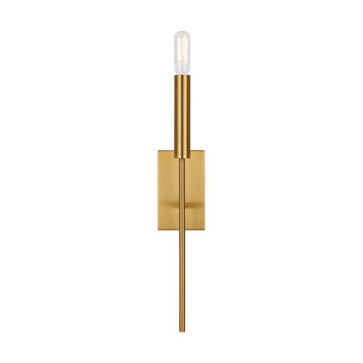 Brianna Tall Wall Sconce in Burnished Brass