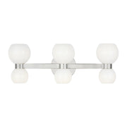 Londyn 6-Light Bath Vanity Light in Polished Nickel