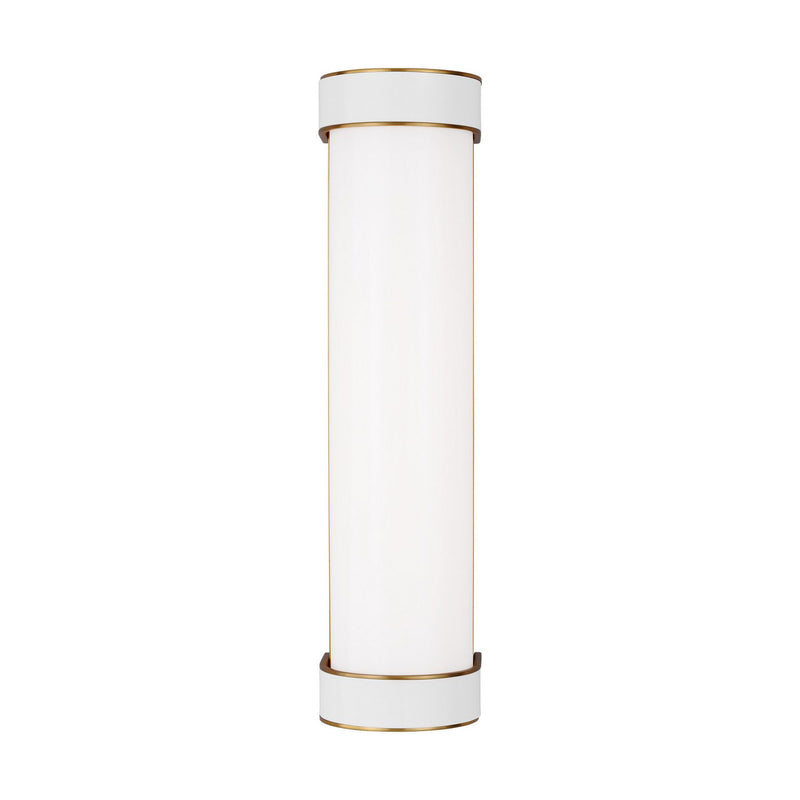 Monroe Medium Bath Sconce in Burnished Brass