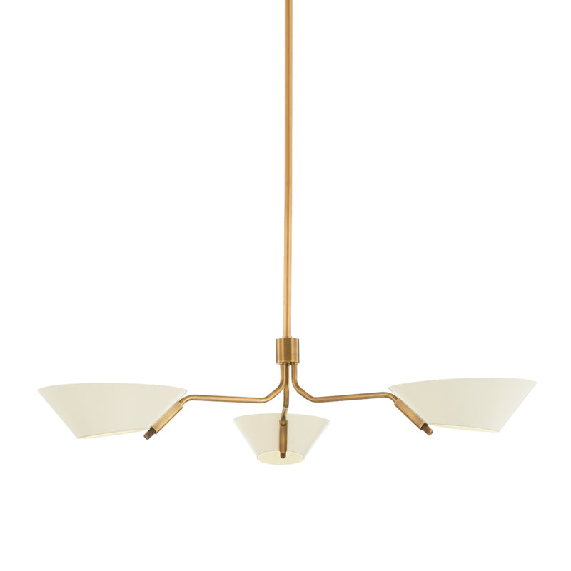 F8143-PBR/SSD - Sacramento 3-Light Chandelier by Troy Lighting