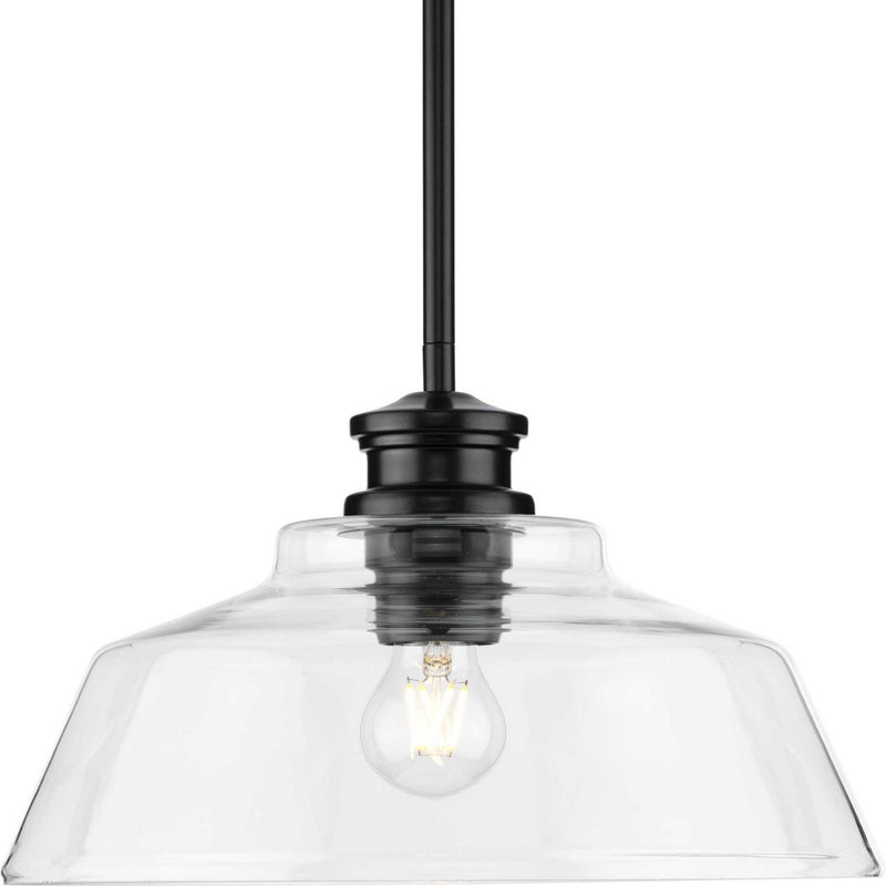 Singleton Pendant in Matte Black