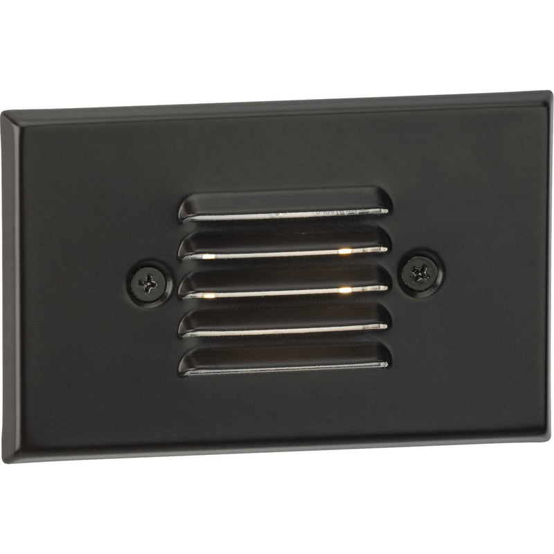 LED Low-Profile Step Light Wall Sconce in Antique Bronze