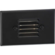 LED Low-Profile Step Light Wall Sconce in Black