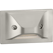 LED Step Light Wall Sconce in Brushed Nickel