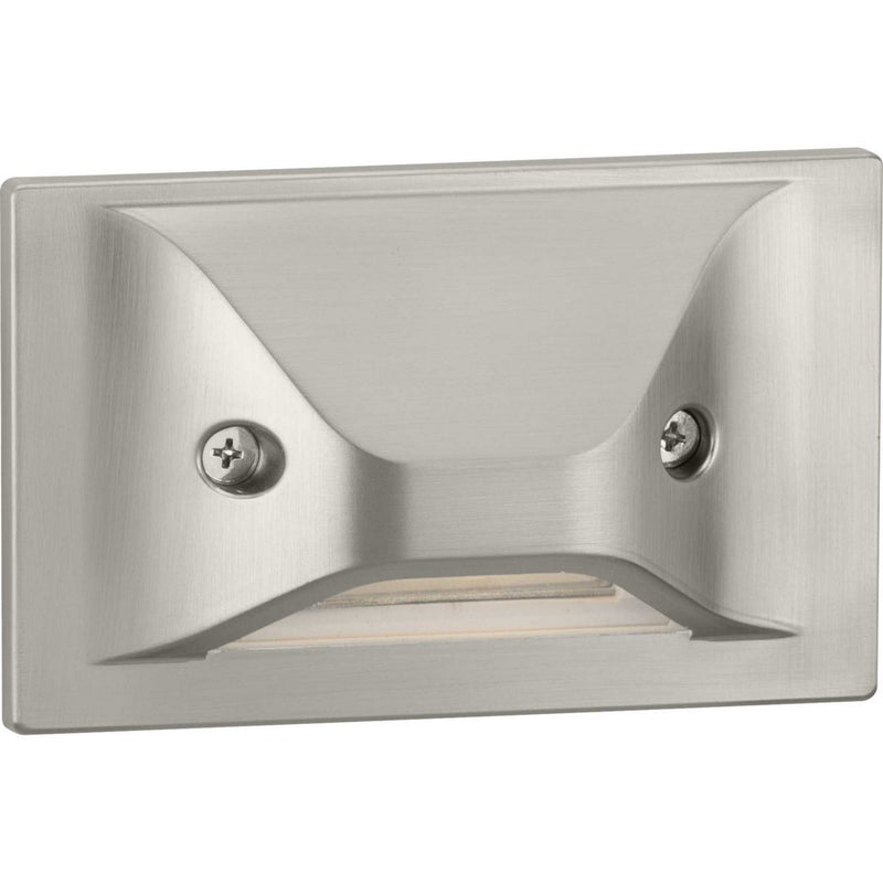 LED Step Light Wall Sconce in Brushed Nickel
