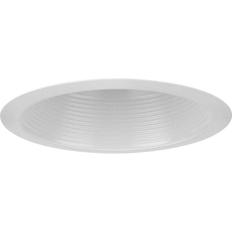 6" Recessed Step Baffle Trim in Satin White