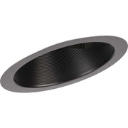 6" Sloped Ceiling Recessed Step Baffle Trim in Antique Bronze