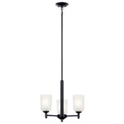 Shailene 3-Light Chandelier in Black