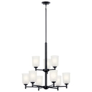 Shailene 9-Light Chandelier in Black