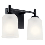 Shailene 2-Light Bath Vanity Light in Black