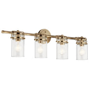 Brinley 4-Light Bath Vanity Light in Champagne Bronze