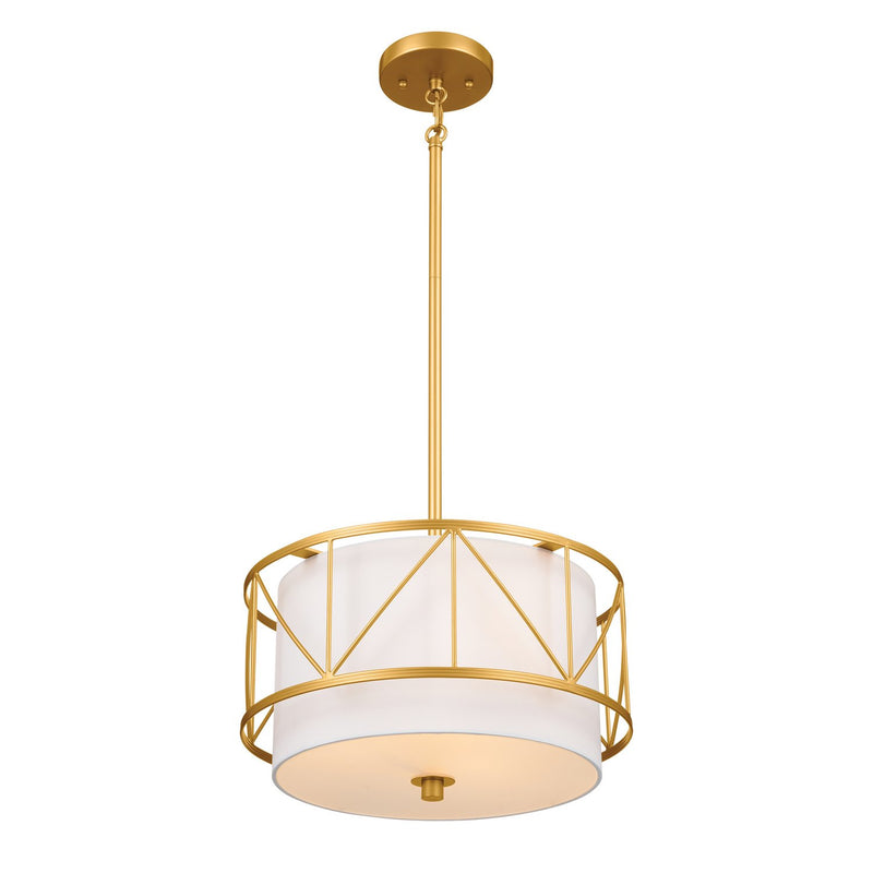 Birkleigh 3-Light 14" Pendant in Classic Gold