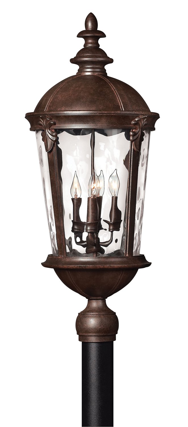 Windsor Extra Large Outdoor Post Light in River Rock