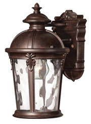 Windsor Small Outdoor Wall Lantern in River Rock