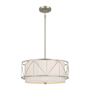 Birkleigh 3-Light 18" Pendant in Satin Nickel