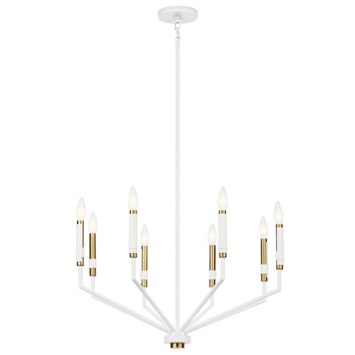 Armand 8-Light Chandelier in White