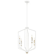 Armand 4-Light Chandelier in White