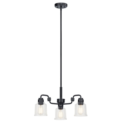 Aivian 3-Light Chandelier in Black