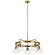 Eastmont 5-Light Chandelier in Brushed Brass