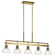 Eastmont 5-Light Linear Chandelier - Lamps Expo