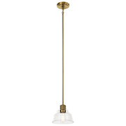 Eastmont Mini Pendant in Brushed Brass
