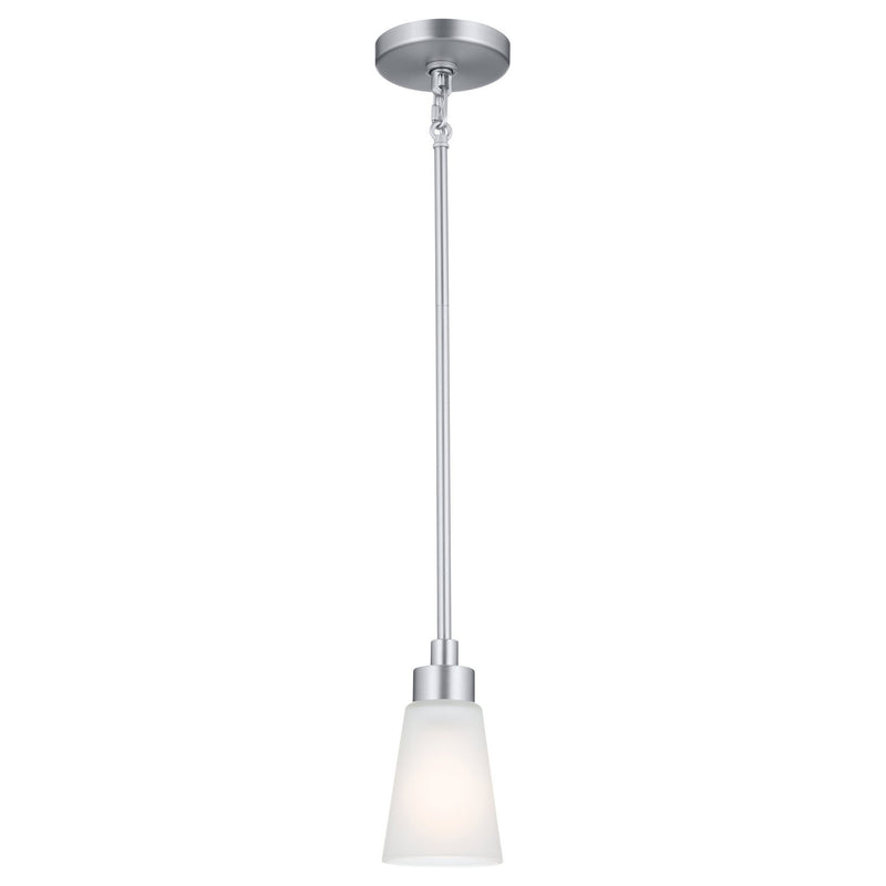 Erma Mini Pendant in Brushed Nickel