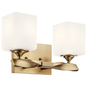 Marette 2-Light Bath Vanity Light in Champagne Bronze