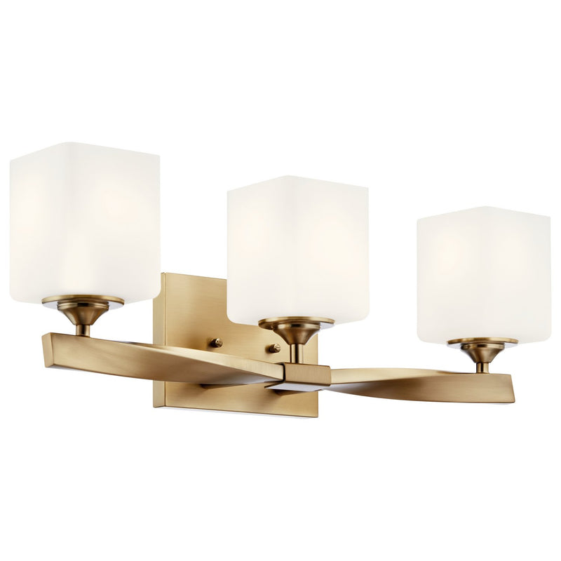 Marette 3-Light Bath Vanity Light in Champagne Bronze