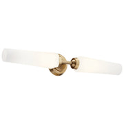 Truby 2-Light Large Bath Vanity Light in Champagne Bronze