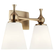 Cosabella 2-Light Bath Vanity Light in Champagne Bronze