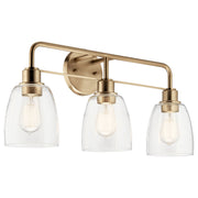 Meller 3-Light Bath Vanity Light in Champagne Bronze