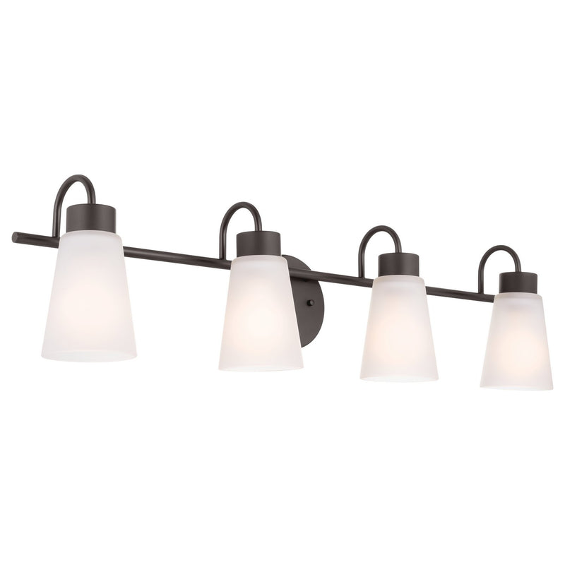 Erma 4-Light Bath Vanity Light in Olde Bronze