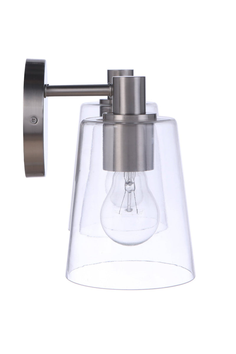 Emilio 2 Light 15.13" Vanity in Brushed Polished Nickel