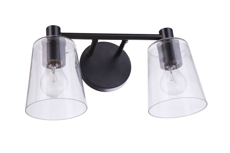 Emilio 2 Light 15.13" Vanity in Flat Black