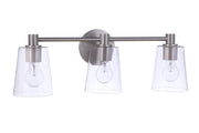 Emilio 3 Light 23.43" Vanity in Brushed Polished Nickel