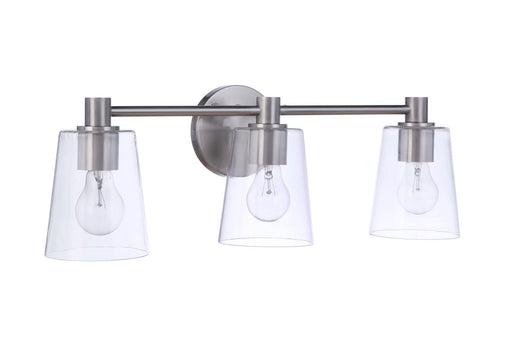 Emilio 3 Light 23.43" Vanity in Brushed Polished Nickel