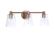Emilio 3 Light 23.43" Vanity in Satin Brass