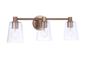 Emilio 3 Light 23.43" Vanity in Satin Brass