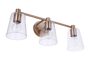 Emilio 3 Light 23.43" Vanity in Satin Brass