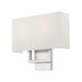 Pierson Two Light Wall Sconce in Brushed Nickel